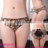 School Girls Dresses Fashion Leopard Panties With Back Lace & Bows thumbnail-1