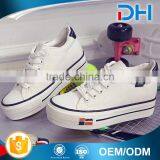 Ladies Plain Color Increase Canvas Shoes Wholesale