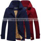 custom made fashion designer mens winter overcoat