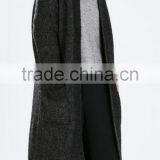 Runwaylover EY0967C Wholesale Custom 2016 Fashion Cashmere Wool Knitted Long Sleeve Women Long Sweater Cardigan thumbnail-2