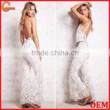 High Neck Hollow Out Sleeveless Halter Straps Maxi Dress thumbnail-1
