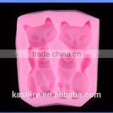 High Quantity Eco-friendly Safty Fox Shape Silicone Chocolate Mould,soap Mold,diy Cake Mould thumbnail-1