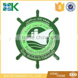 Customized Design Rudder Shape Saudi Arabia School Badge