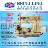 Shingling Brand High Speed Nylon Zipper Sewing/stiching Machine thumbnail-2