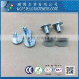Made in Taiwan Carbon Steel C1006 Zinc Plated CR6+ Wax Oval Head Decorative Semi Tubular Rivets thumbnail-3