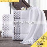 Wholesale OEM Support Softextile Embroidered Cotton Bath Towel Hotel thumbnail-1