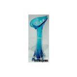 BLUE GLASS VASE/flower Vase thumbnail-1