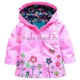 Fashionable 100% Polyester Children's Hooded Jacket thumbnail-3