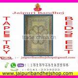 2017 Jaipuri Bandhej Handmade Mandala Tapestry thumbnail-4