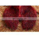 Europe Pattern New Fur Clothing Boutique Ladies Raccoon Fur Vest thumbnail-4