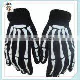 3D Skull Bones Hands Halloween Costume Adults Skeleton Party Gloves HPC-0965 thumbnail-2