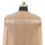 2016 Latest Fashion Design Women Long Sleeve Round Neck Beaded Chiffon Blouse thumbnail-5