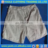 second hand clothes and used clothing company, men gender original short pants