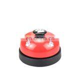 Pet Toy Training Called Dinner Small Bell Footprint Ring Dogs Toys For Teddy Puppy thumbnail-4