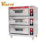 3 Deck 6 Tray Commercial Electric Bread Pizza Industrial Baking Oven For Bakery thumbnail-1