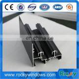 Rocky Grey Color Powder Coated Aluminium Sliding Windows thumbnail-5
