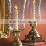 Antique Metal Candle Hurricane Lamp For Home Decor thumbnail-2