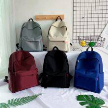 Men Girls Canvas Cloth School Bags Backpacks thumbnail-5