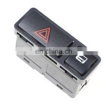 100002739 ZHIPEI Hazard Warning Door Central Lock Locking Switch Black 6131-8368-920 For BMW 3 Series E46 2000-2006 61318368920 thumbnail-1