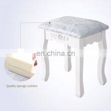 Wood White Dressing Custom Dresser With Mirror thumbnail-5