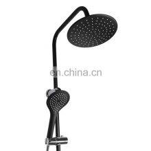 New High Quality Cheap Stainless Steel Black Rain Shower Head Set thumbnail-2