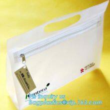 Organizer Zipper Bag Folder Office Stationery Bag, Zipper Stationery Envelope PP File Bag, Document File Bag thumbnail-4