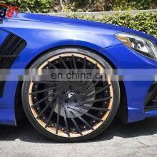 RUNDE W222 WD Style Car Bumper Car Full Body Kit For 2014-2017 Mercedes S-Class W222 thumbnail-2