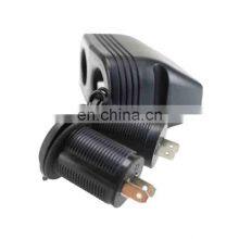 Car Round Power Take Base + Dual USB Single Lamp 3.1A Two-hole Tent Combination thumbnail-4