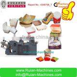 Automatic High Speed KFC&Mcdonald's Chips Box Making Machine thumbnail-1