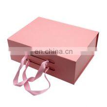 Wholesale Large Size Luxury Elegant Cardboard Custom Folded Square Shaped Packaging Shoes Box Purple Magnetic Gift Box Packaging thumbnail-5
