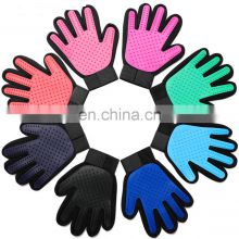 Wholesale Cat Dog Silicone Grooming Gentle Shedding Tool Brush Pets Hair Remover Brushing Gloves