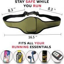 Wholesale Waterproof Fitness Fanny Pack Adjustable Running Belt Hiking Sports Neoprene Waist Bag thumbnail-5