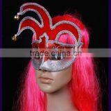 Painted Venetian Masquerade Mask Female thumbnail-2