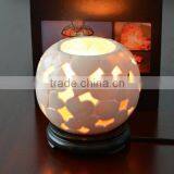 Himalayan Natural Rock Salt Lamp With Ceramics Cover