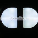 Two Part Yellow White Motion Sensor LED Lights Infrared Control Lamp thumbnail-6