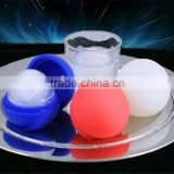 Custom Wholesale New FDA approved food grade sphere silicone ice cube tray whiskey ice ball maker