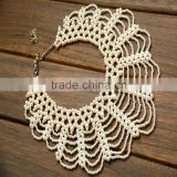 New luxury wholesale fashion statements exaggerate beaded pearl necklace jewelry for india