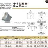 For Mixing Machine Knob and CNC Lathe Parts Cast Iron Star Knobs thumbnail-2