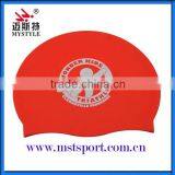 Eco-friendly Adult Customized Swimming Caps Silicone thumbnail-4