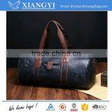 PU Leather Bag Men Duffel Bag Gym Shoulder Business Outdoor Sport Tote thumbnail-2