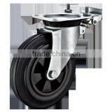 Garbage Bin Casters With Black Rubber Wheels thumbnail-3