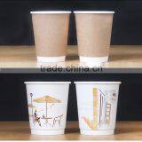 Custom Logo Printed Disposable Paper Cup Taiwan With Paper Cup Lid Supplier's Choice thumbnail-5