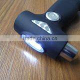 LED Dynamo Torch With Car Safety Hammer thumbnail-2