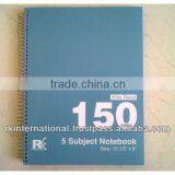 5 Subject Notebook