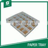 LARGE DISPOSABLE WHITE PAPER TRAYS WITH 24 COMPARTMENTS thumbnail-4