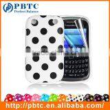 Set Screen Protector And Case For Blackberry 9320 , Polka Dots Gel TPU Phone Case Sublimation Printing thumbnail-2