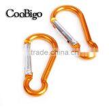 Colorful Aluminum Spring Carabiner Snap Hook Hanger Keychain Hiking Camping #FLQ186-8C(Mix-s) thumbnail-5