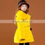 Baby Girls Kids Faux Fur Fleece Coat Kids Winter Warm Jacket OEM Type Custom Clothes Manufacturer Factory Guangzhou thumbnail-3