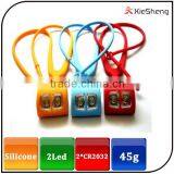 2015 2LED 3 Color ABS Silicone Portable Led Neck Light