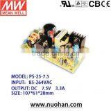 Meanwell 25W 7.5V Switching Power Supply 7.5v ac to dc Switching Power Supply